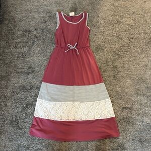 Jenna & Jesse summer dress with lace details size youth 8